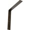 Ekena Millwork Hamilton Steel Bracket, Antiqued Pale Gold 2"W x 14"D x 14"H BKTM02X14X14HAAPG - alternate 1
